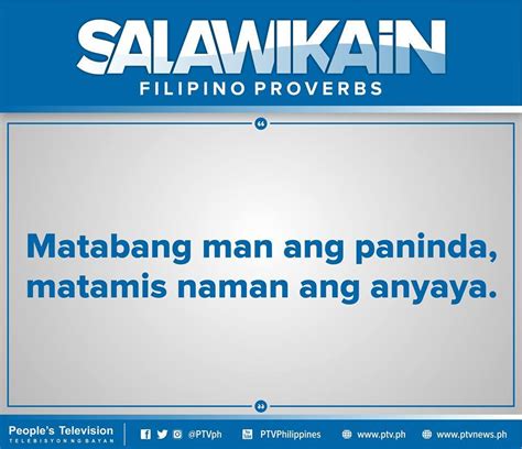 Matabang man ang paninda, matamis naman ang anyaya..